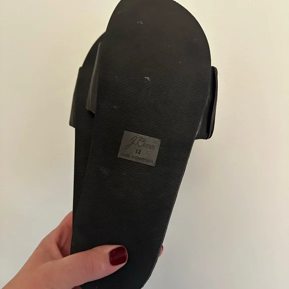 J. Crew Dark Slide Sandals for Women - Picture 2 of 3